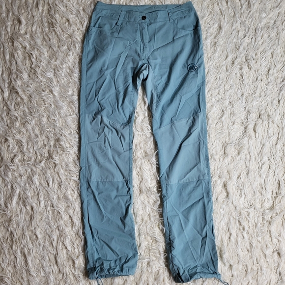Mammut Pants - Mammut Cargo Climbing Khaki Blue Pants Size 8